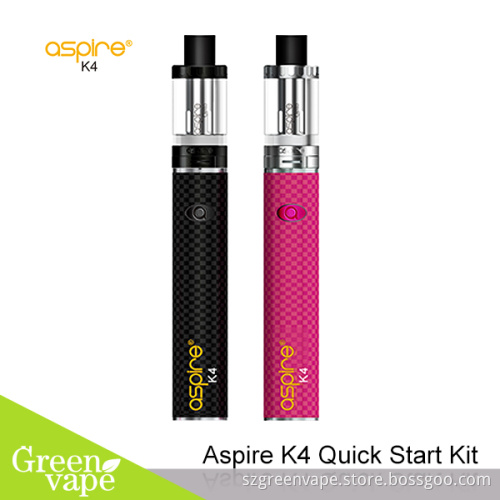 Original Aspire K4 Quick Start Kit With 2000mAh Battery And 3.5ml Cleito Tank Atomizer Starter Kit